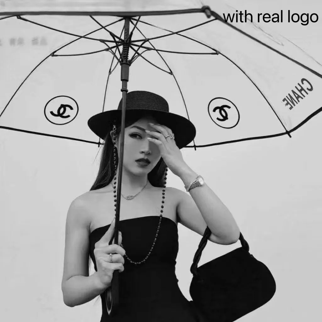 Umbrella Stand Rack Coco Style Umbrella Fashion Umbrella Transparent  Umbrella Internet Celebrity Ins Popular Umbrella