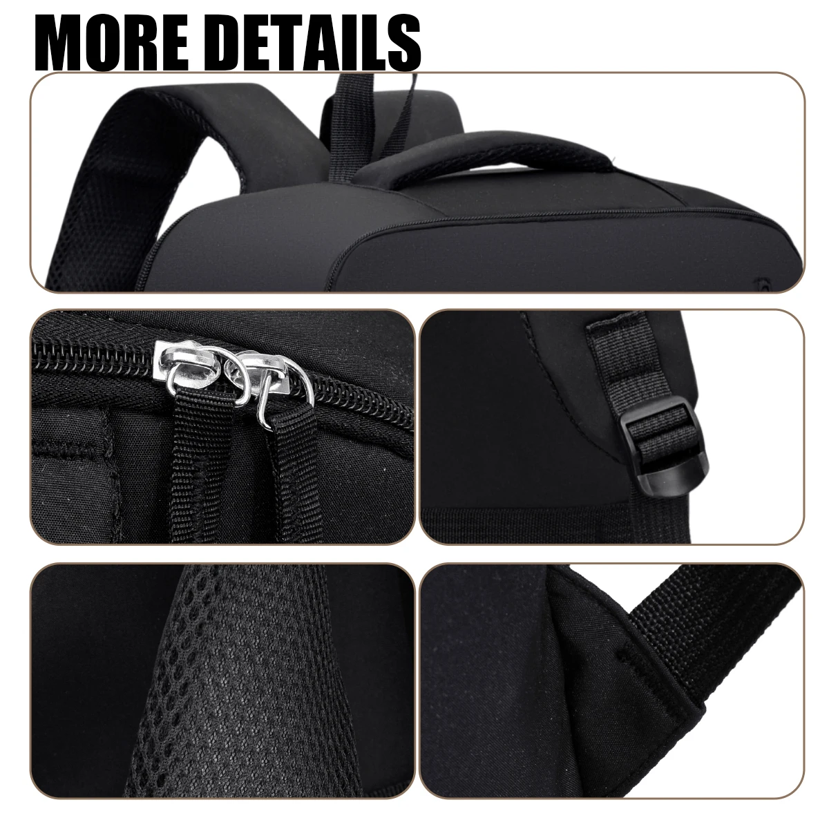 Backpack Men's Computer Backpack for Commuting and Business Trips, Large Capacity Travel Business Fashion Casual School Bag Women's Multifunctional for International Travel