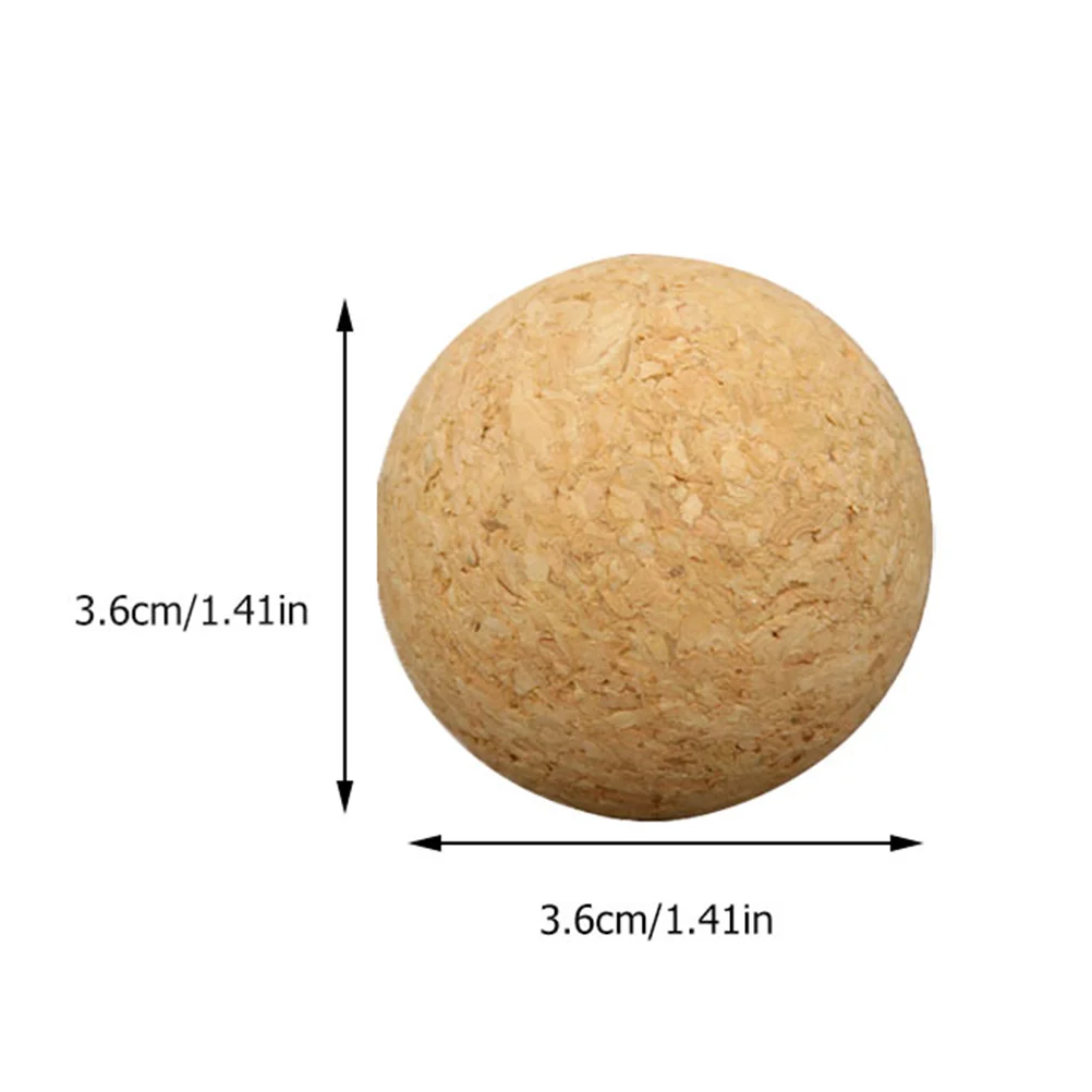 6Pcs Professional Foosball Balls Lightweight Compact Table Soccer Accessory Wear Resistant Cork Balls Replaceable Sports