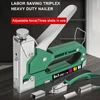 WYNN'S Versatile 3-in-1 Light Duty Nail Gun Manual Staple Gun for Carpentry and DIY Home Decoration Upholstery Furniture Tools 4