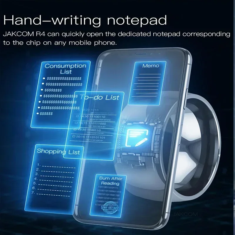 NFC Magic Finger Ring Jakcom Smart Ring, New Technology IC/ID Module NFC Phone Smart Accessories Fashion Ring for Android IOS