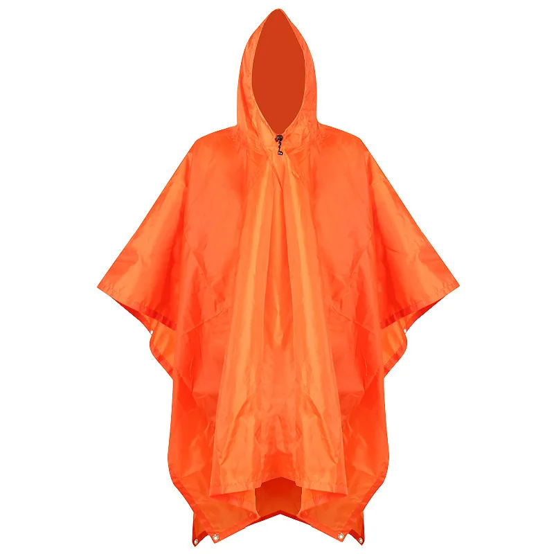 

Outdoor gear 3-in-1 multifunctional camouflage poncho cycling camouflage raincoat adult canopy mat raincoat