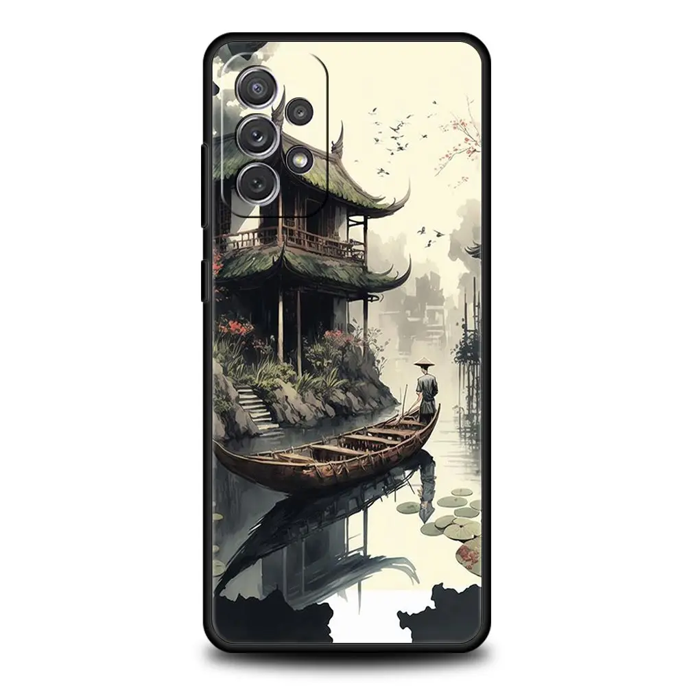 Japanese Landscape Design Phone Case Cover