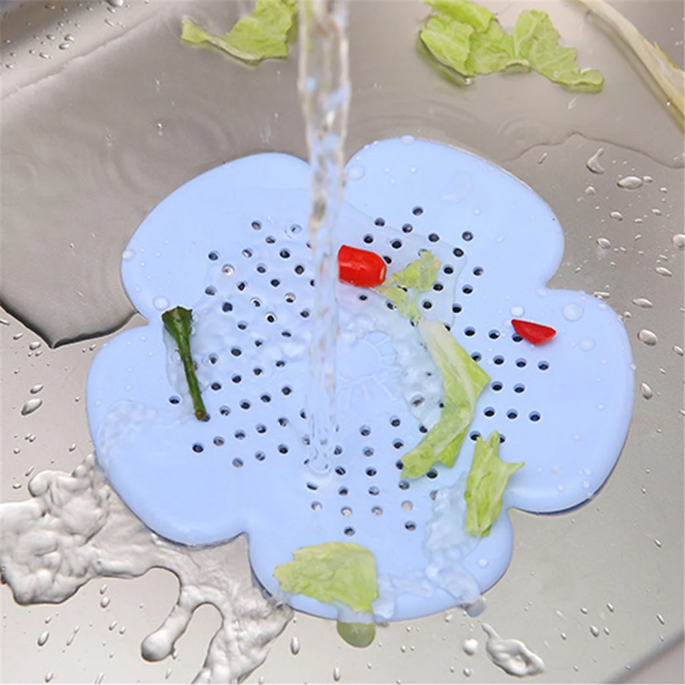 Bathroom Hair Sink Sewer Filter Floor Drain Strainer Hair Catcher Stopper Shower Bathtub Drain Cover Clog Kitchen Sink Filter 4