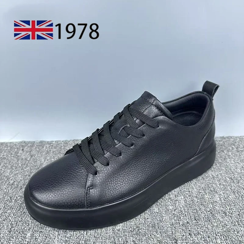 Men Shoes Sneakers Trend Casual Shoes Breathable Leisure Non-slip Footwear Genuine Leather