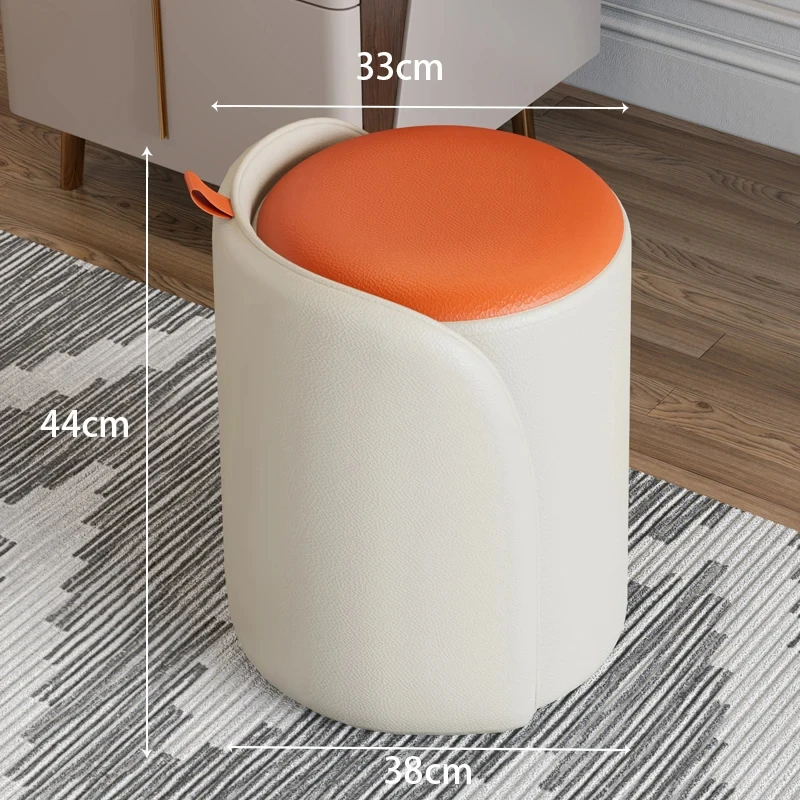 Nail Shoes Foot Stool Fabric Gaming Natural Car Office Kitchen Work Small Footrest Living Room Hocker Modern Furniture CX003JR