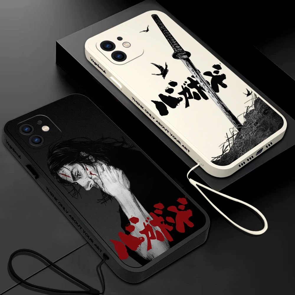 Vagabond Miyamoto Musashi Manga Phone Case For iPhone 15 14 13 12