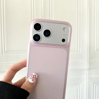 Luxury Transparent Candy Color Case For iPhone Air 17 16 15 14 13 12 Pro Max Plus 16E Clear Matte Silicone Soft Cover Shell 16+ 1