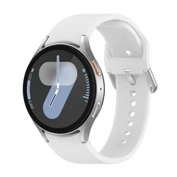 Premium Silicone Sport Band for Smartwatches - Versatile and Durable Strap (White 01)