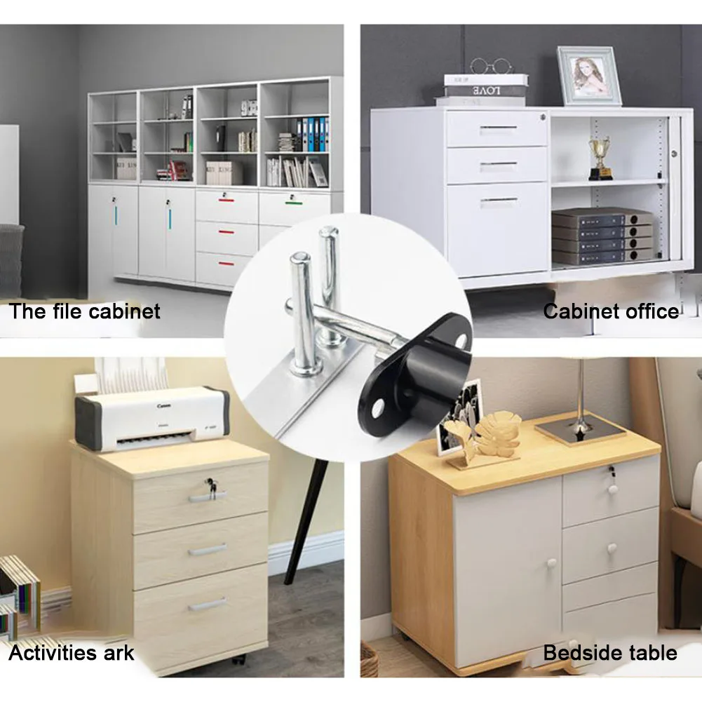 

16/19mm Cylinder Locks Cabinet Mailbox Lock Furniture Desk Drawer Cupboard Box Lock With 2 Keys For Furniture Hardware