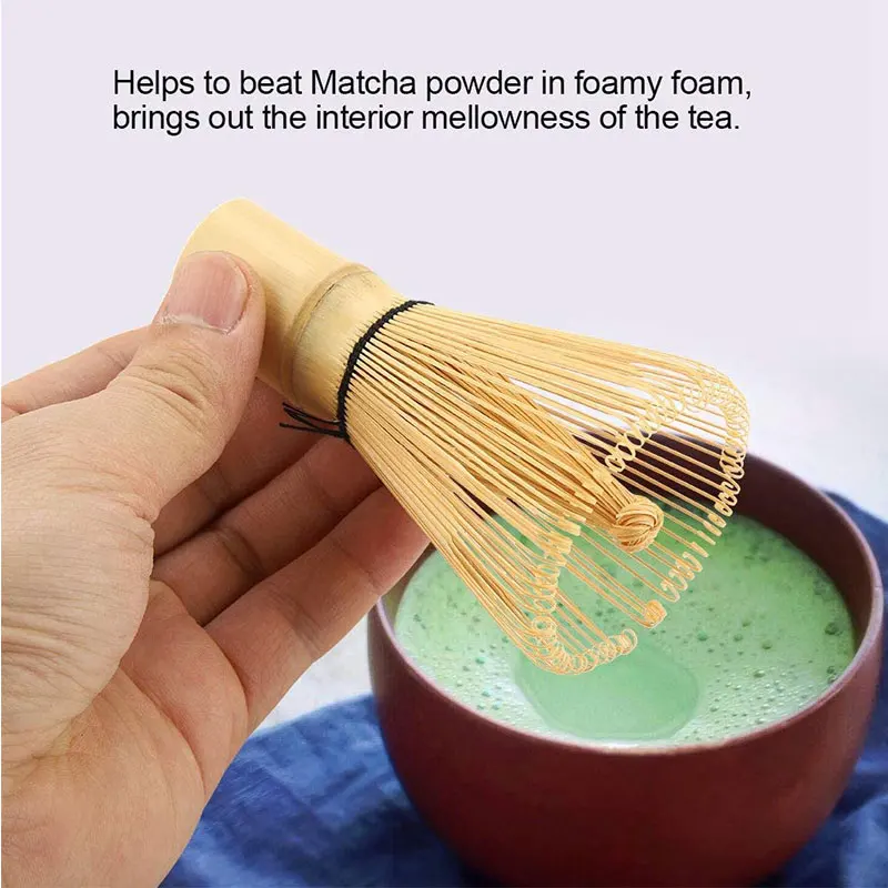 Japanese Ceremony Bamboo Matcha Practical Powder Whisk Coffee