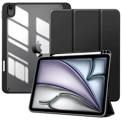 Streamlined iPad Air Slim Case with Built - in Pencil Holder (Black)