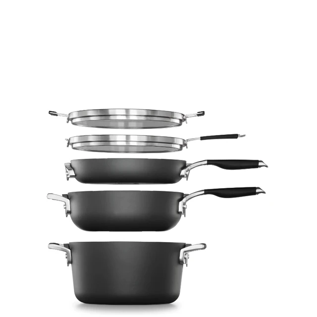 Select by Calphalon 3qt Nonstick Hard-Anodized Saute Pan with Lid