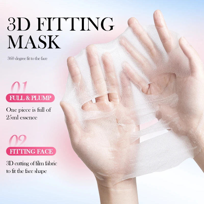 SADOER Sakura Salicylic Acid Face Mask Moisturizing Anti Acne Hydrating Oil Control Anti-Aging Facial Masks Sheet Mask Skin Care