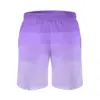 Ombre Polygonal Board Shorts Gradient Purple Vintage Beach Shorts Man Graphic Surfing Fast Dry Beach Trunks Gift Idea 5