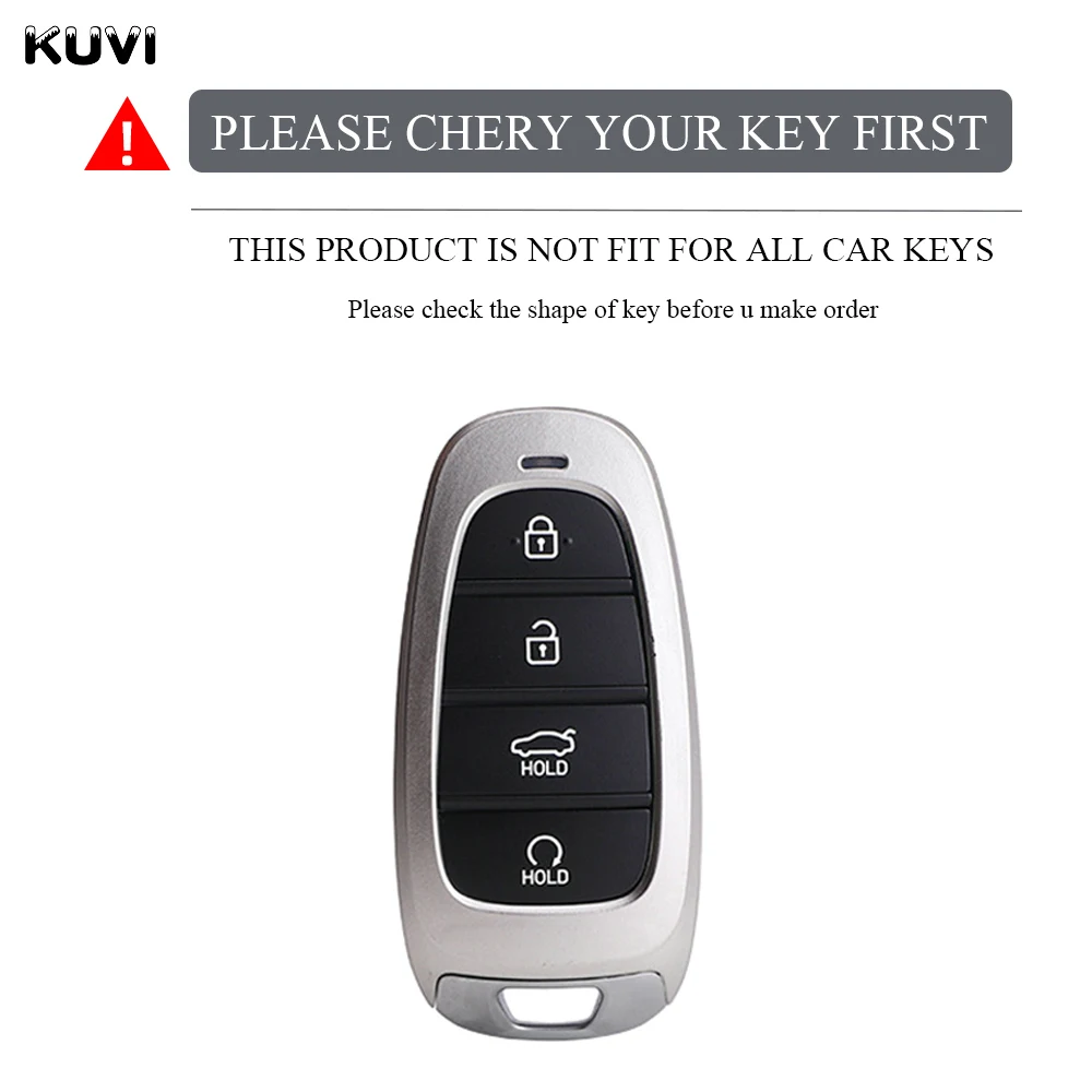 Key Case Key Case Cover TPU For Hyundai Tucson Solaris Sonata Hybrid NEXO NX4 Santafe dn8 4 Buttons Accessories