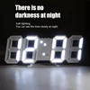 Large 3D LED Digital Clock Multifunctional Creative USB Plug-in Clock Home Decoration Desk Decor Table Alarm Clocks Garden Home 5