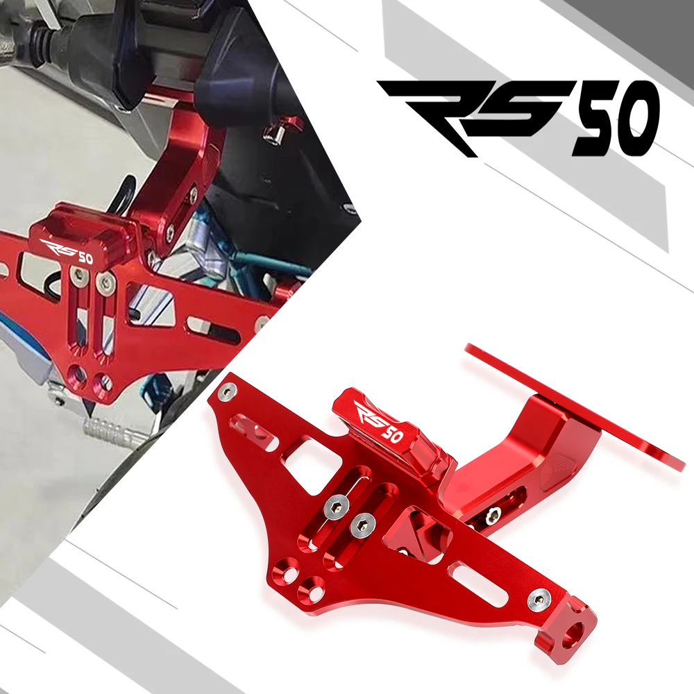 

Motorcycle Adjustable Rear Tail Tidy License Plate Holder Bracket LED Light For APRILIA RS50 RS 50 1999-2005 2004 2003 2002 2001