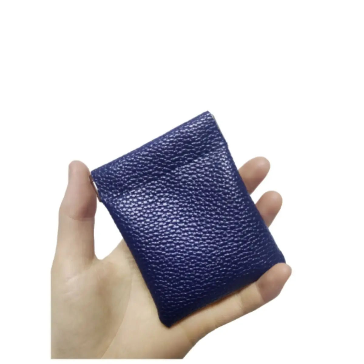Compact PU Leather Coin & Keychain Wallet – Versatile Earbud and Cable Organizer Pouch
