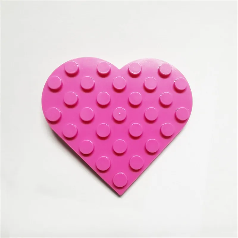 10pcs Classic Building Blocks Accessories Loving Heart Thanksgiving Day/Christmas Peach Heart Gift Toys for Children Girls,building blocks toys