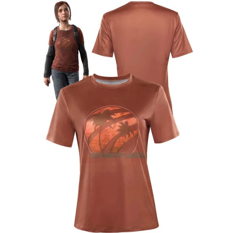 The Last of Us Ellie T-shirt Cosplay Costume