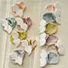 Baby Boys Angel Wing Socks Elastic Cotton Solid Color Newborn Socks Girls Spring Summer Anti-slip Floor Low-cut Socks for 0-3Yrs 1