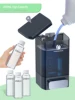 1000ML Shower Soap Dispenser Bathroom Wall Mounted Liquid Soap Dispenser for Shampoo Conditioner Lotion Dish Soap Bottle Clear 2