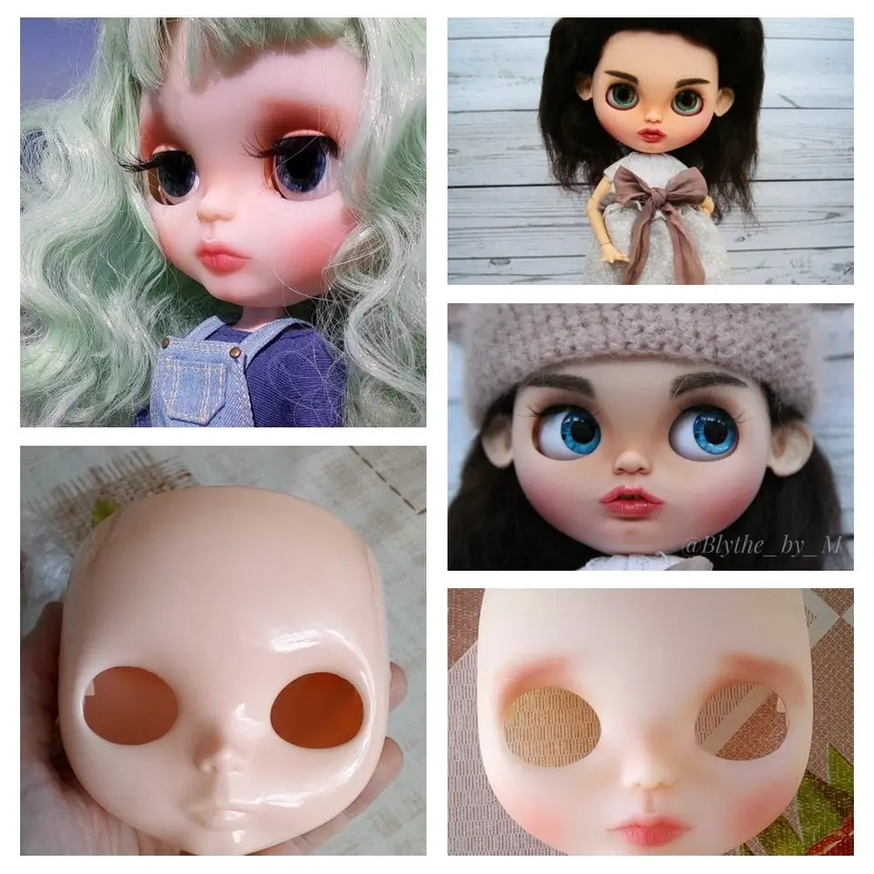 ブライス顔メイク フェイスプレートのみ 互換 人形カスタマイズ ブライス顔メイク フェイスプレートのみ 互換 人形カスタマイズ