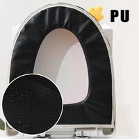 Winter Warm Toilet Seat Cover Cute Cartoon Toilet Seat Cushion Universal Waterproof Zipper Closestool Mat Bathroom Accessories 2