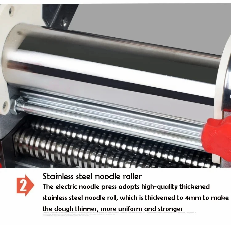 Household/Commercial Electric Dough Sheeter Stainless Steel Noodle Maker Dough  Roller Presser Machine - AliExpress