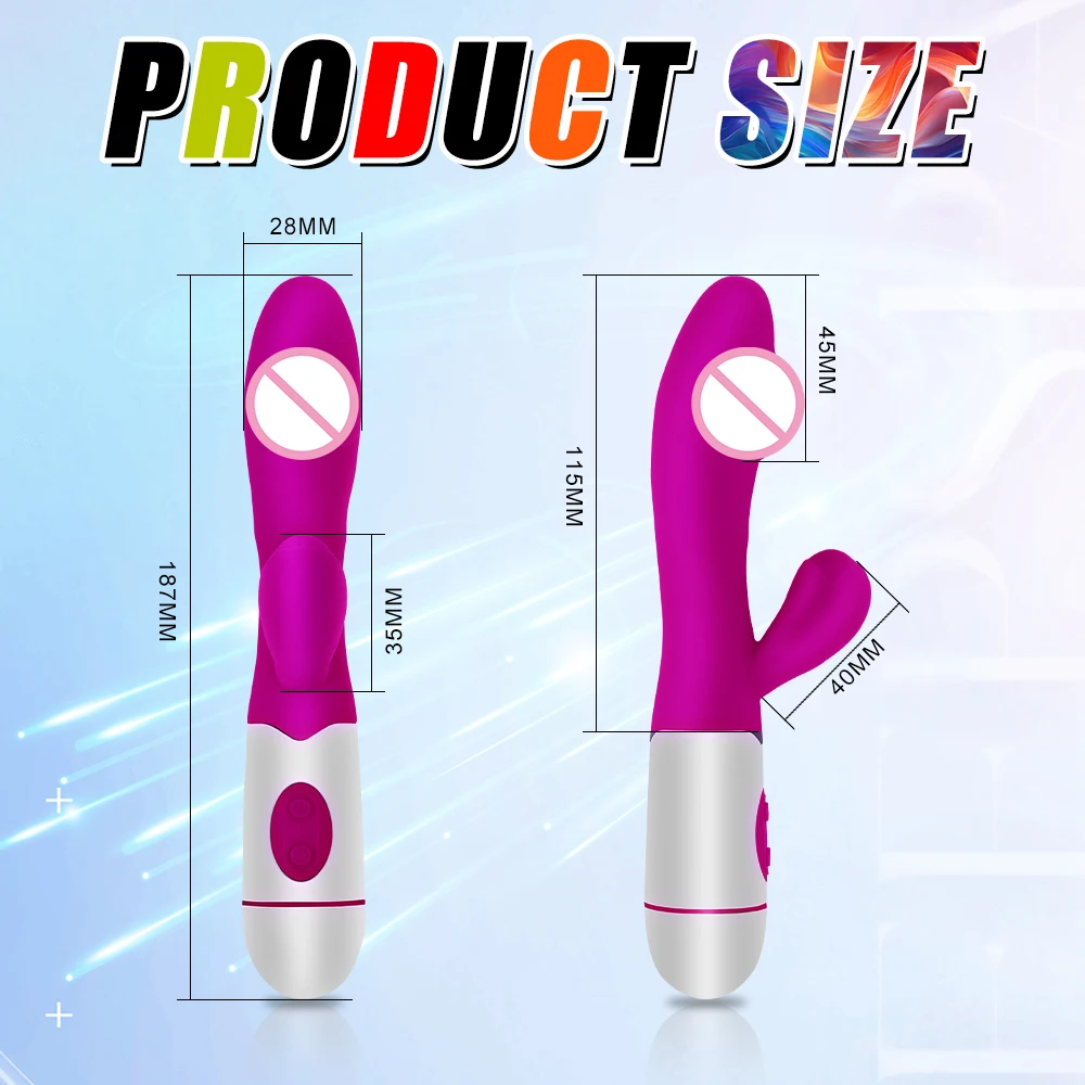 Realistischer Rabbit Vibrator Mit G-punkt Und Klitoris Stimulation_voghion.com