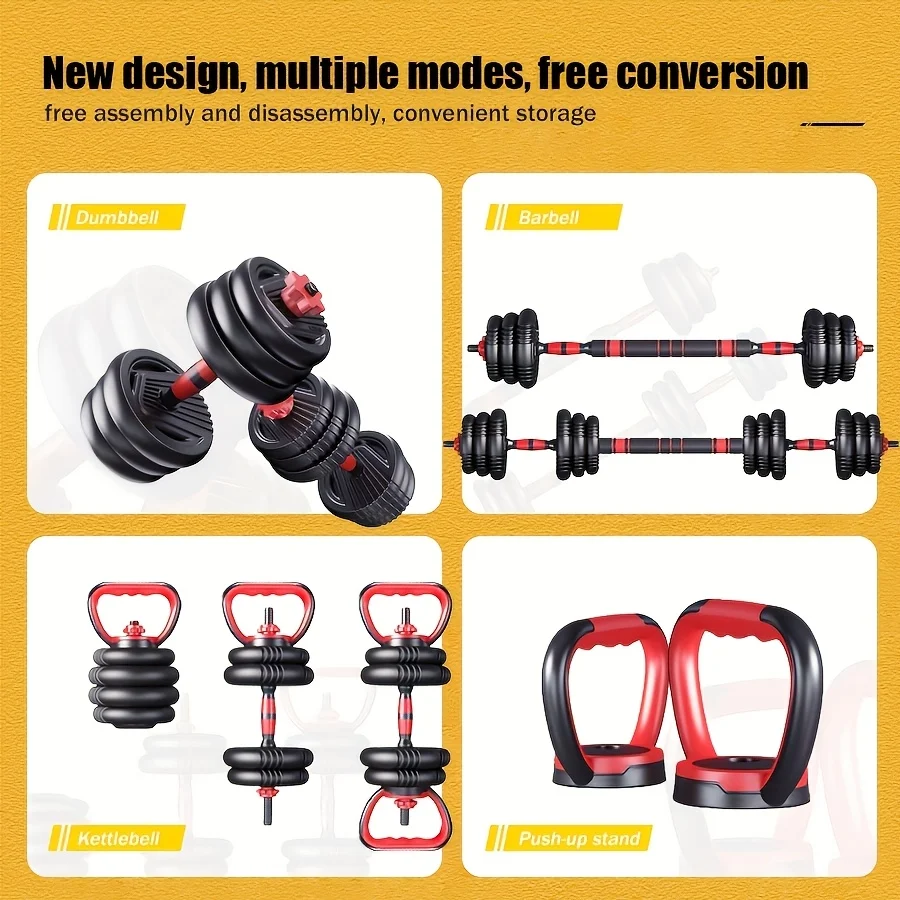 Adjustable Plating Dumbbell Weight Set 4