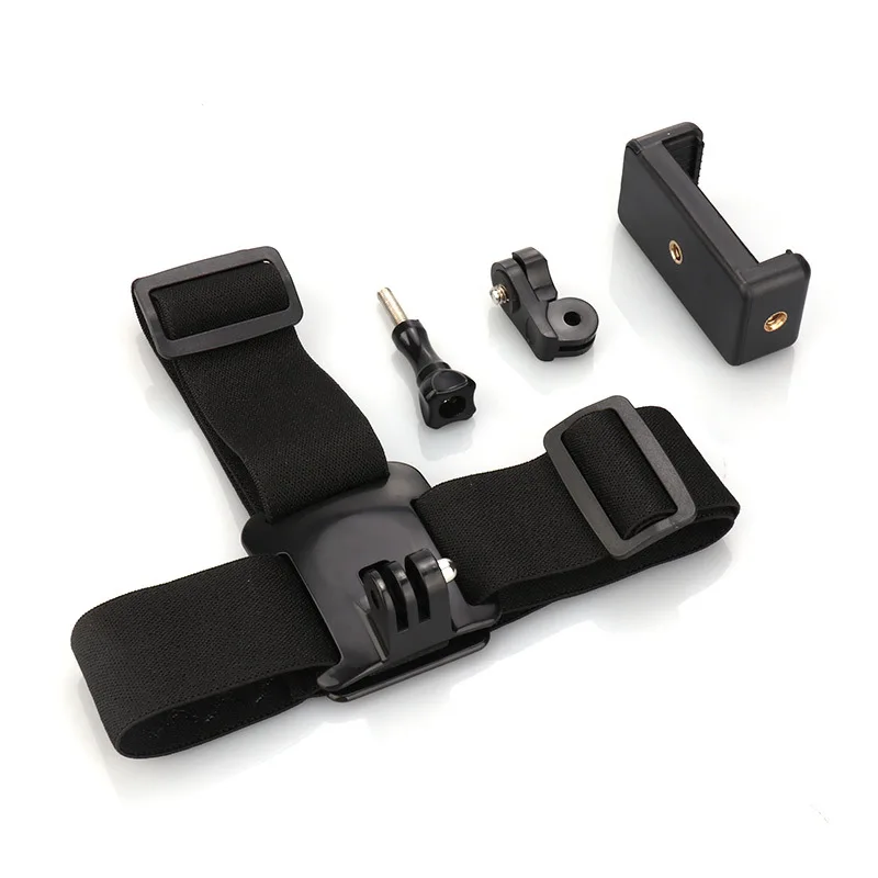 Hands-Free Adjustable Head-Mounted Phone Holder for POV Filming and Outdoor Activities