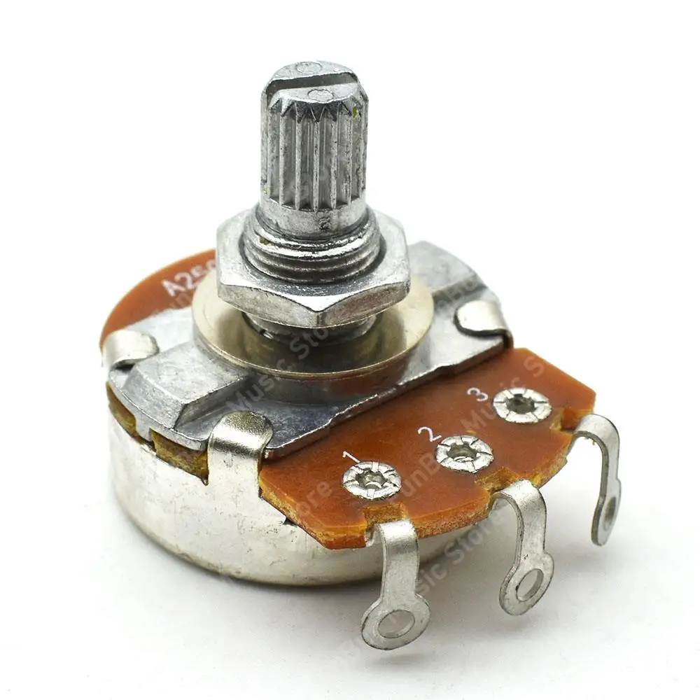 15mm A250K B250k A500K B500K Short Shaft 15mm Linear Pot Guitar Tone Potentiometer for Electric Guitar 4pcs guitar tool