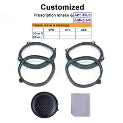 Enhance Your VR Experience with Myopia Anti Blue Light Magnetic Glasses Frame (Anti-blue Anti-glare)