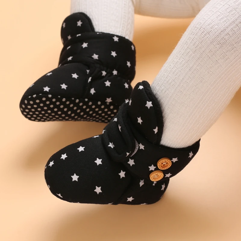 0-18M Boots For Newborn Baby Girl Snow Boots Winter Thermal Shoes Plush Ankle Boots Winter Baby Boys And Girls Thermal Shoes S00cafdf1fa0542518cef86ae4ab5c1afO