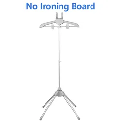 Portable Adjustable Steamer Stand with Foldable Ironing Board (B1-grey)