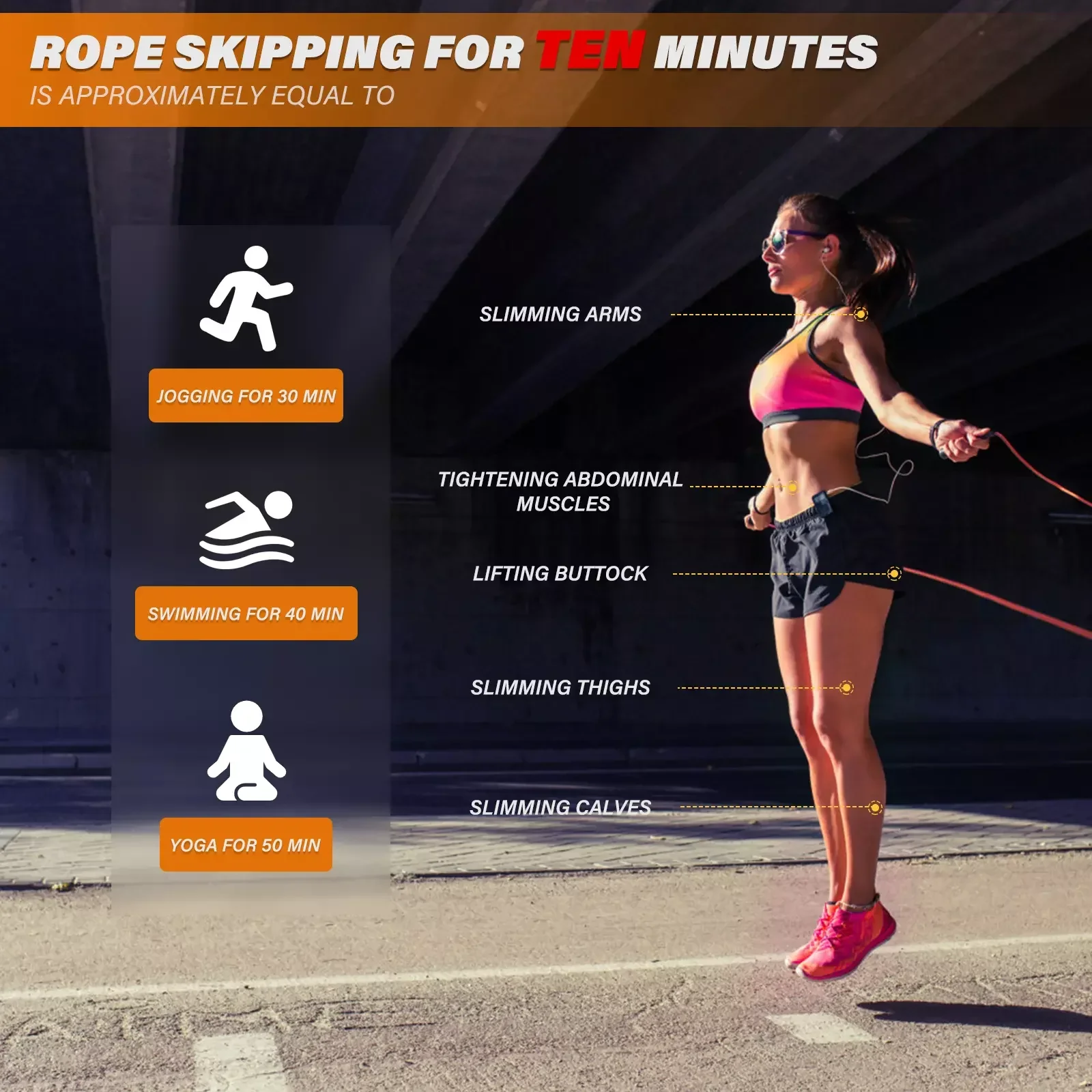 Jump Rope Double Bearing Self-locking Jump Rope Aerobics Portable Fitness Equipment Ropes Jump Crossfit Boxing Exercise Woman Man