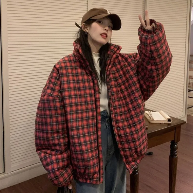 2023 New Women Down Cotton Coat Winter Jacket Female Gentle Wind Parkas Loose Given To Philandering Outwear Oversize Overcoat