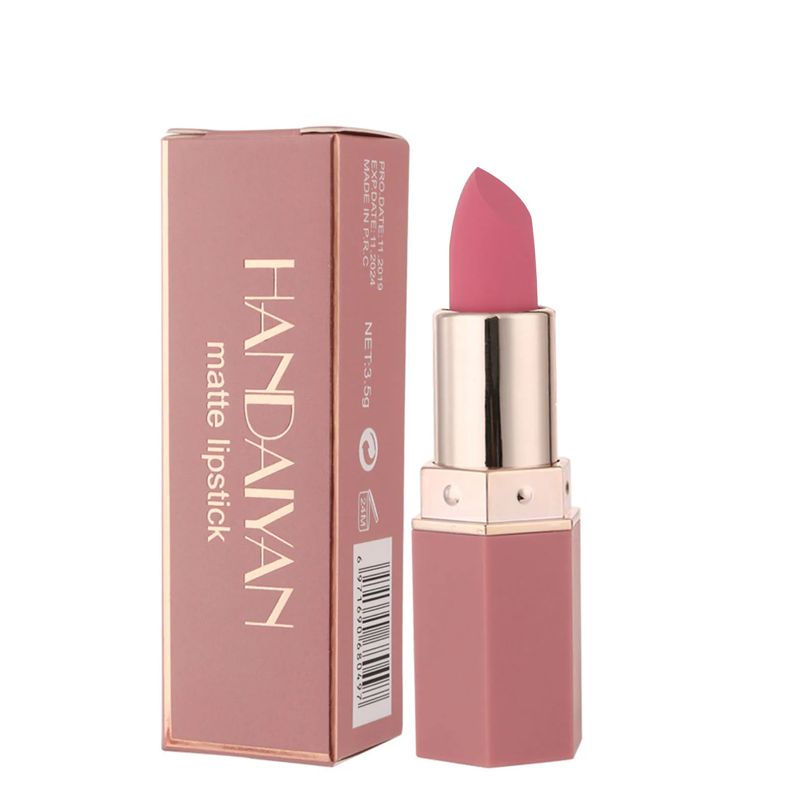 

Водостойкая матовая текстурная губная помада, Красивая глянцевая губная помада с атласной отделкой для женщин и девушек