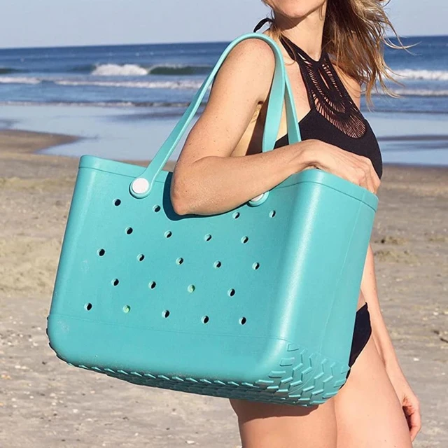 2023 Hot Sale Plastic Beach Tote Bag EVA Bag Beach Luxury Beach