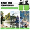 Nylon fish guard net, hanging plastic black green, nylon orange black fish guard, portable folding, high quality floating fish g 6