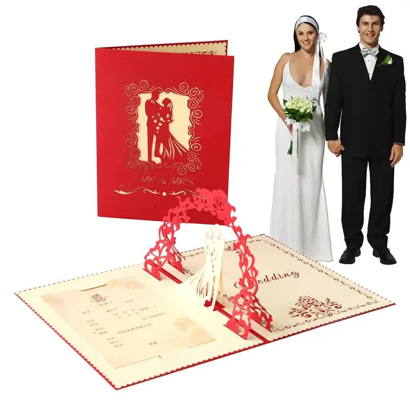 

Всплывающие свадебные приглашения всплывающие свадебные приглашения для невесты и жениха открытки на случай помолвки Свадебные поздравительные открытки 3D Пригласительные открытки