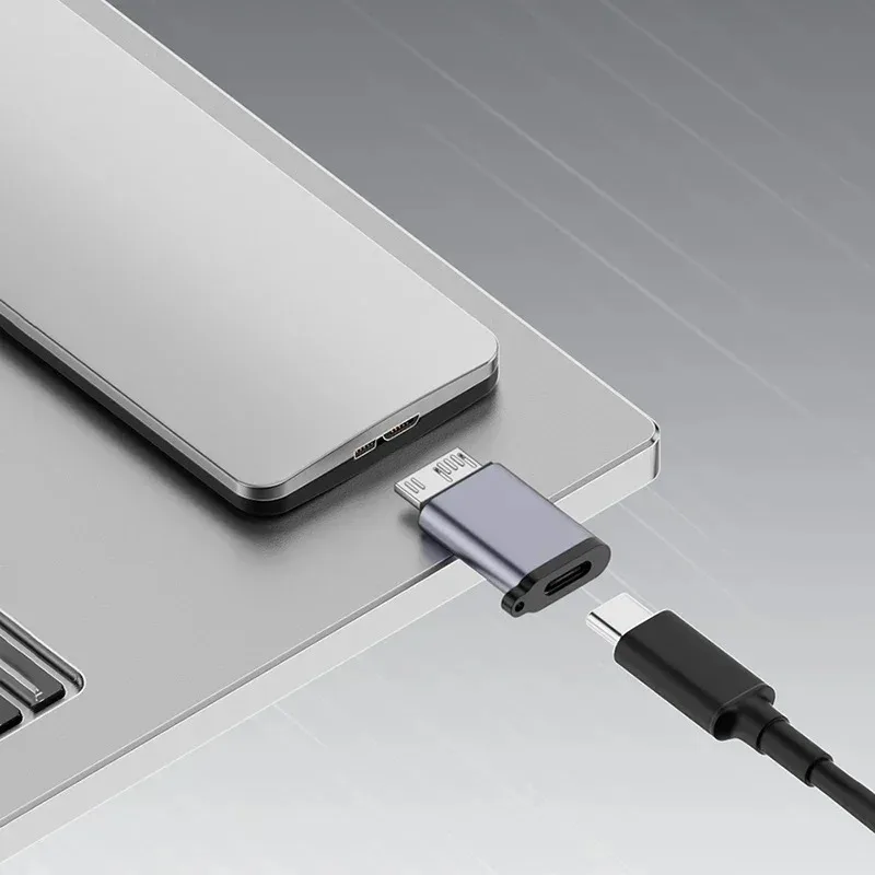 High Speed Micro B USB C Adapter for Hard Drives