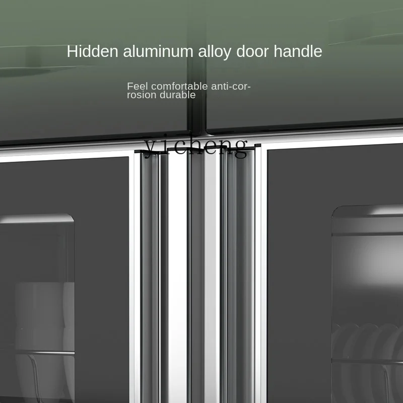 Tqh Luxury Disinfection Cabinet Commercial Catering Restaurant Hotel Cleaning Seasoning Platform Vertical with Water Supply 3