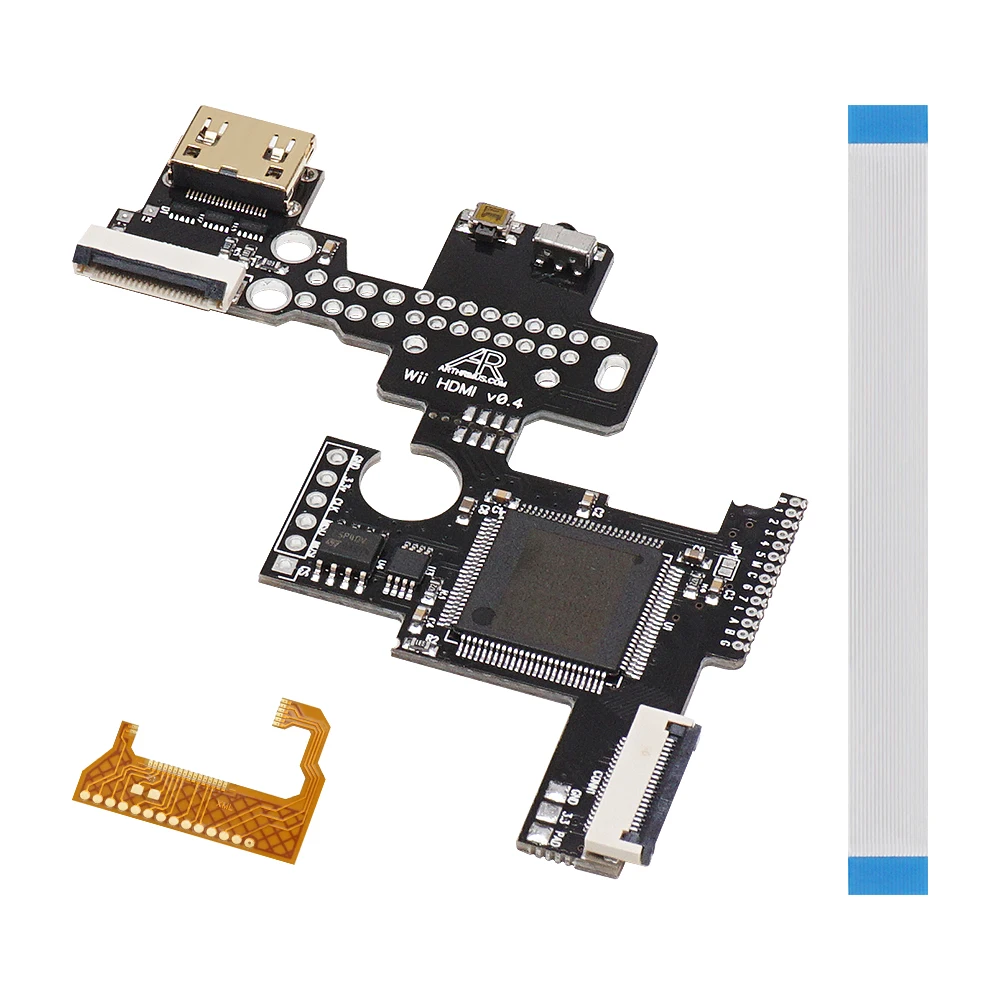 Hdmi Mod Kit V0.4 Line Doubler Convertitore Hdmi Per Console Nintendo Wii