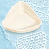 Rabbit Litter Pan Animal Potty Trainer Bunnies Corner Toilet Box for Ferret Hamster Dragon Cat Guinea Pig Dutch Pig Supplies 4