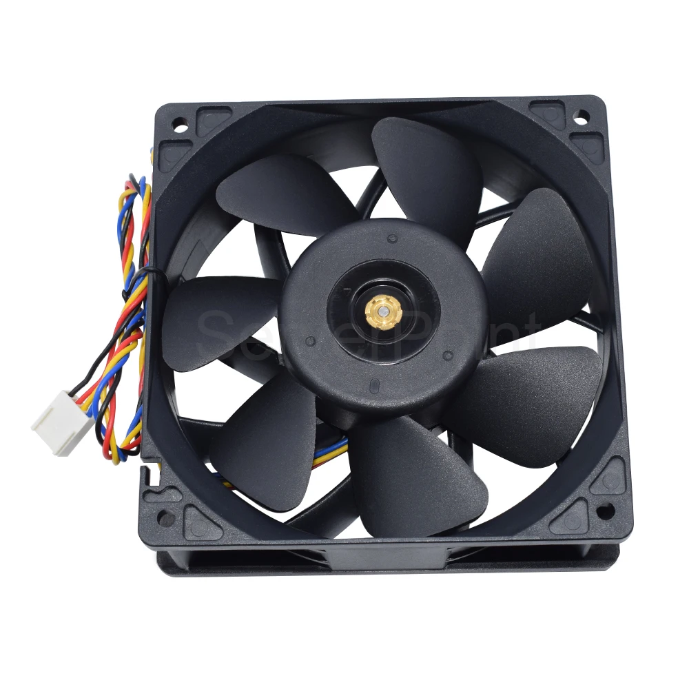 High-Performance Double Ball Bearing Cooling Fan, 120mm, DC 12V, 2.1A for Cryptocurrency Mining