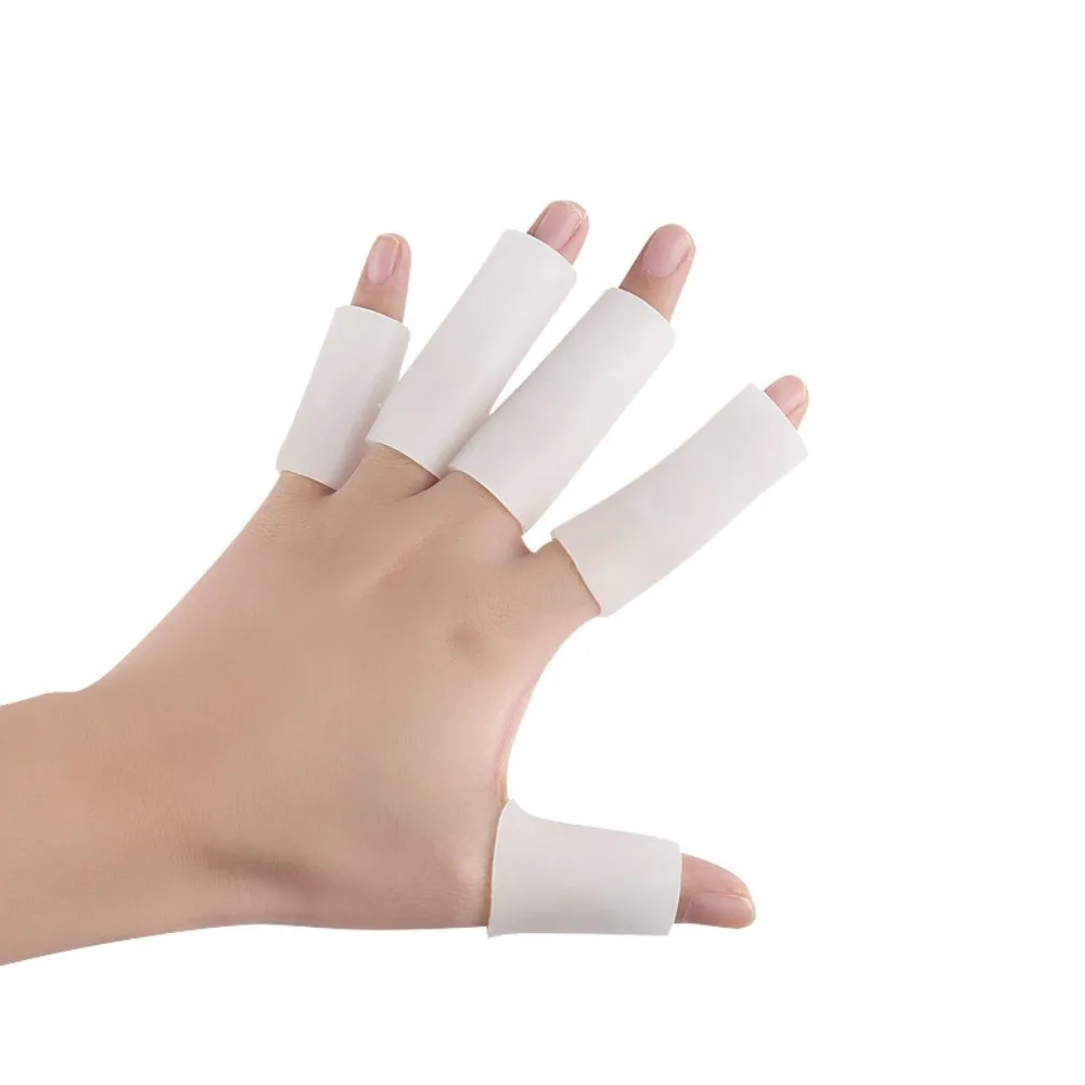 새로운 실리콘 튜브 지원 장갑 방수 절연 Fingerstall 손가락 받침대 손가락 보호기 손가락 침대