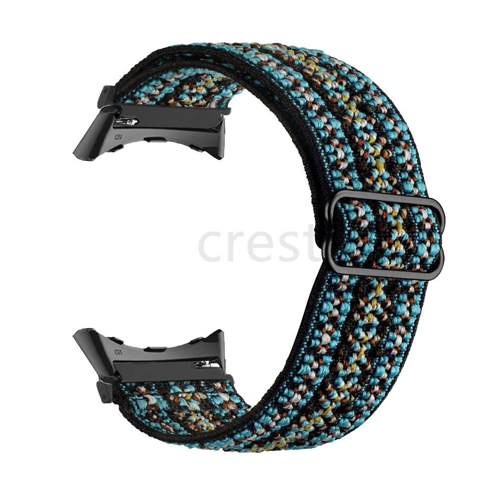 Adjustable Elastic Nylon Scrunchie Band for Watches - Solo Loop Bracelet Accessory